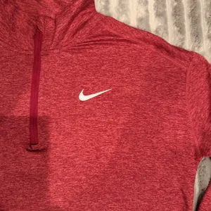 Nike Running Womens Dri-FIT Element Half Zip Pullover Red‎ Heather Medium thumbnail 5