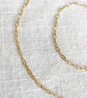 Gold Dainty Chain Link Bracelet thumbnail 3