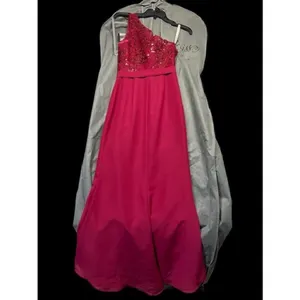 Size 0 pageant/prom/evening/bridesmade dress. Wore 1 time.Comes with garment bag thumbnail 4