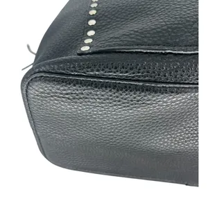 Rebecca Minkoff Unlined Front‎ Pocket Leather Tote Black Studded thumbnail 9