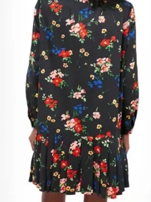 Tuckernuck After Light Amaryllis Tate Dress in Black Floral thumbnail 3