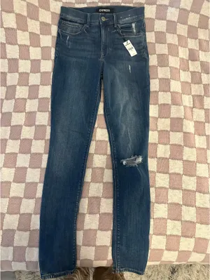 Express Skinny Jeans Mid-Rise thumbnail 3