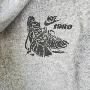 Nike gray cowl hoodie size Medium women's thumbnail 3