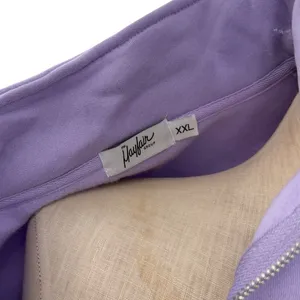 Mayfair Group Choose Kindness Quarter Zip Oversized Lavender‎ Sweatshirt XXL thumbnail 12