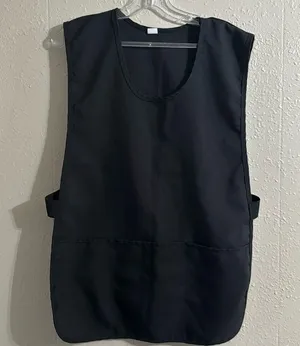 Sleeveless apron Black thumbnail 1