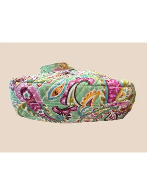 Vera Bradley Tutti Frutti Retired Paisley Quilted Tote thumbnail 5