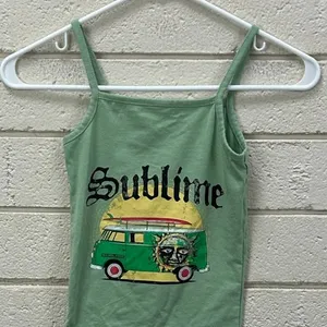 Sublime Band Green Tank size XS thumbnail 7