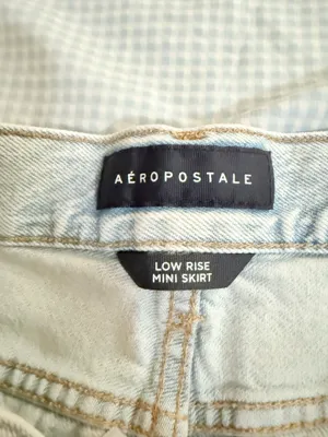 Aeropostale Low-Rise Mini Denim Skirt thumbnail 2