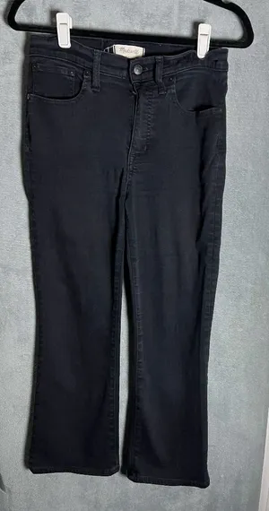 Madewell Women's Black Jeans Cali Demi-boot size‎ 28 thumbnail 1