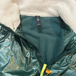 All in Motion Women’s Hooded Jacket Green Full Zip Sherpa Lined Size L NWT thumbnail 5