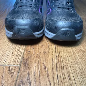 New Balance 412 v1 Evolve Alloy Toe Runner Work Shoes Womens 8.5 Black Purple thumbnail 4