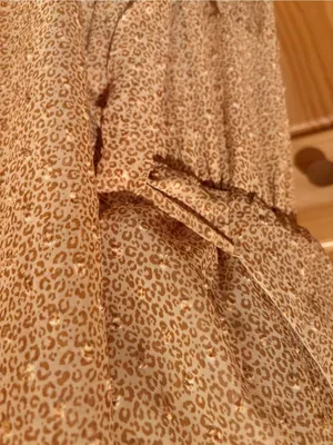 Altar'd State boho leopard print mini dress women’s L thumbnail 5