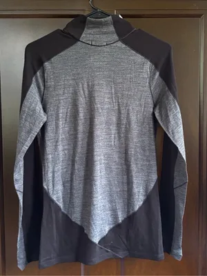 NWT SmartWool Sport 250Merino Long Sleeve 1/4 Zip Top Black Grey Size Small thumbnail 12