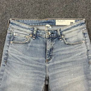 Rag & Bone Light Blue‎ Wash Ankle Skinny Cropped Jeans Womens 26 thumbnail 4