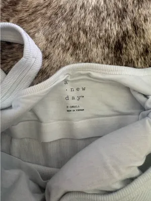 A New Day White Tank with Built in Bra thumbnail 2