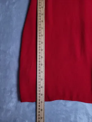 Reformation Marlowe Slip Dress Red V-Neck Spaghetti Strap Mini Slit Womens Sz S thumbnail 7