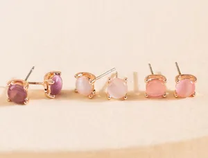 Francesca's 3 Stud Earrings Set thumbnail 2