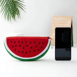 Cute Watermelon Shape‎ Makeup Bag, Coin Purse, Storage Zipper Bag thumbnail 3