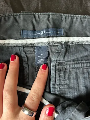 GAP Wide Leg Low-Rise Pants thumbnail 4