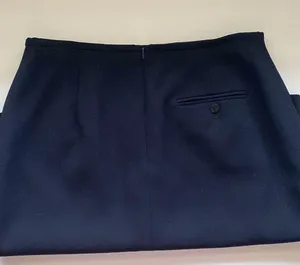 Ralph Lauren Lauren wool navy blue pencil skirt, size 12 thumbnail 5