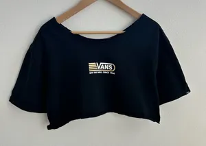 Vans Off the Shoulder Crop Top thumbnail 1
