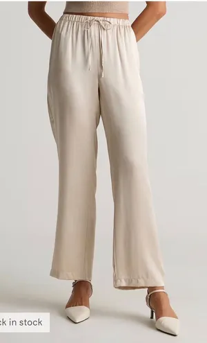 Quince - Washable Silk Drawstring Wide Leg Pants thumbnail 1