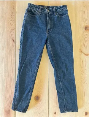 ABERCROMBIE & FITCH Annie High Rise Girlfriend Ankle Jeans Size 25 / US 0 thumbnail 1