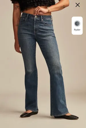 Lucky Brand High Rise Curvy Flare Jeans thumbnail 2