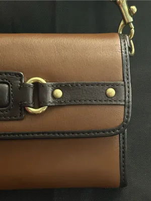 Stone Mountain Brown & Dark Brown Shoulder Clutch Bag thumbnail 4