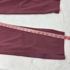 Athleta‎ Women's Rich Red -Maroon Straight Leg Pants Size 6 thumbnail 6