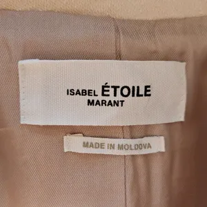 Isabel Etoile Marant Cotton Blend‎ Textured Blazer Jacket in Ivory Size 34 / XS thumbnail 6