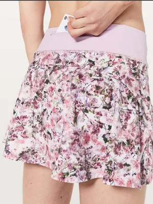 Lululemon Play Off The Pleats Skirt 13" Blossom Spritz Multi / Pink Chalk thumbnail 1