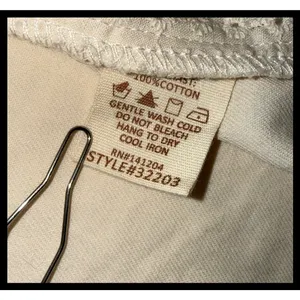 Hem & Thread Top Womens Large Cream Ruffle Eyelet‎ Sleeveless Boho thumbnail 3
