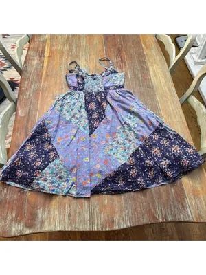 Maeve Anthropologie Patchwork Floral Sundress XS thumbnail 10