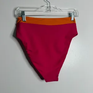 NWOT‎ Express High Waisted Color Block Body Contour Swim Bottom Medium thumbnail 5
