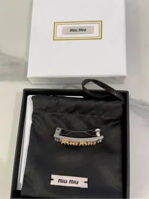 Miu Miu Crystal Hair Clip thumbnail 5