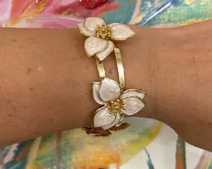 Kate Spade Pretty Gold-Tone Cuff Bracelet thumbnail 1