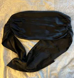 Princess Polly Silk Tie Crop Top thumbnail 2