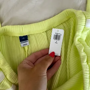 TALL yellow green Old Navy track pants thumbnail 3