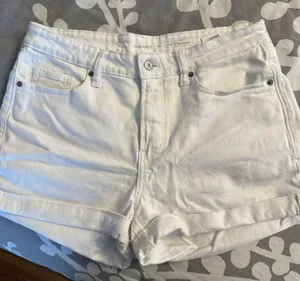 Old Navy White Jean Shorts thumbnail 1