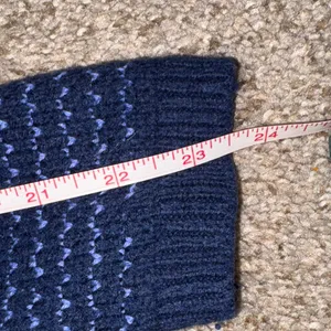 Lands' End Women's Deep Blue Cowl Neck Sweater thumbnail 8