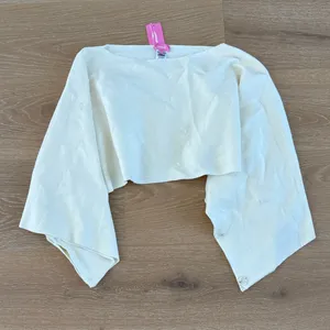 Edikted Poncho Off Shoulder Sharla Size XS/S Cream thumbnail 1