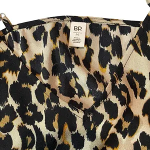 BP Nordstrom's Cheetah Print Strappy Maxi Dress Size‎ Medium Mob Wife Slip Dress thumbnail 5