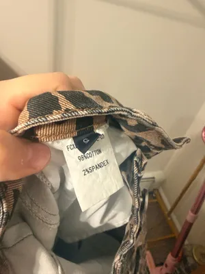 Amazon Leopard Barrel Jeans  thumbnail 3
