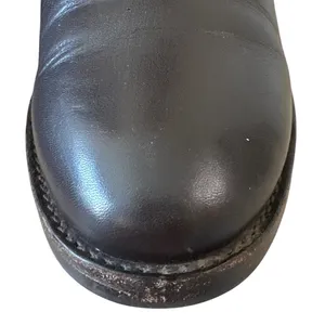Tory Burch Miller 45mm Leather Ankle Booties Espresso Brown Gold Logo 8.5M thumbnail 14