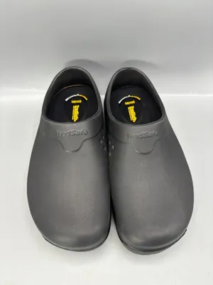 TredSafe Clogs Unisex M6/W8 Black Rubber Oil Slip Resistant Casual Round Toe thumbnail 3