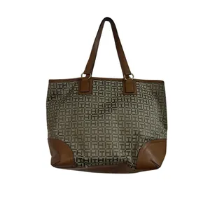 Tommy Hilfiger Monogram Jaden Tote Bag Canvas Faux Leather Classic thumbnail 2