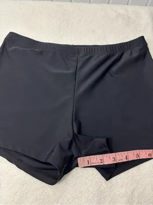 Black Women's‎ Swim Bike Shorts - Classic Comfort Size XL thumbnail 4