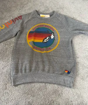 Aviator Nation Sweatshirt Crewneck Small thumbnail 1