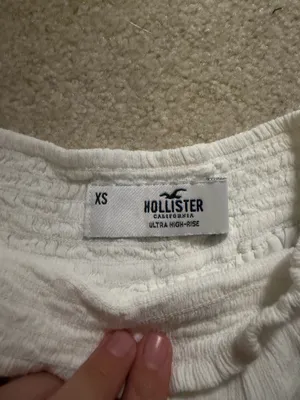 Hollister White Flowy Skirt thumbnail 4